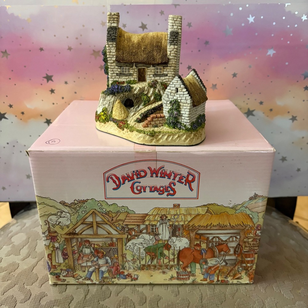 David Winter Secret Shebeen The Irish Collection 1991 Hand Painted Cottage Boxed